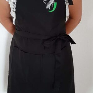 Tablier de cuisine avec bavette - noir