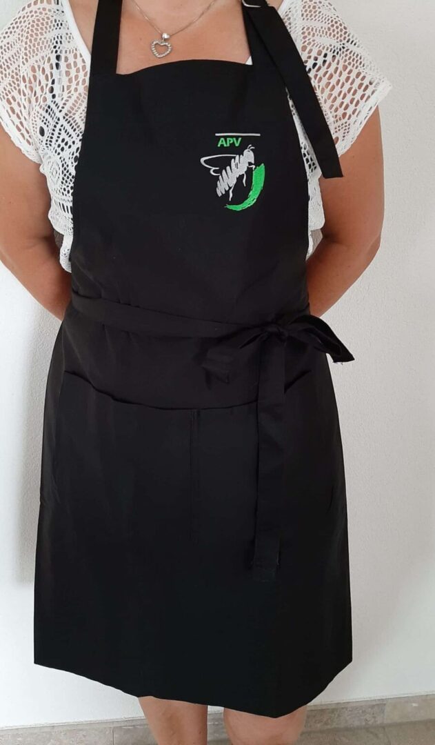 Tablier de cuisine avec bavette - noir